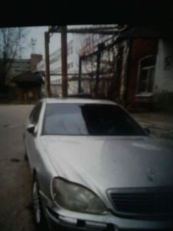 Mercedes-Benz S-класс 4.3 AT, 2000, битый, 40 000 км