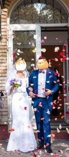 Свадебное платье трансформер