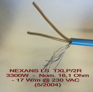 Кабель греющий Nexans LS txlp/2R 3300W