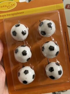 Свечи для торта футбол