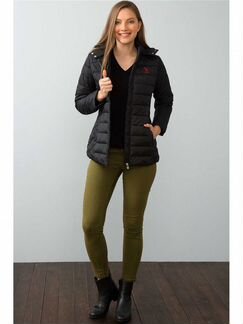 U.S. Polo Assn. Куртка женская тёмно коричневая шо