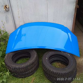 Капот Газель синий 