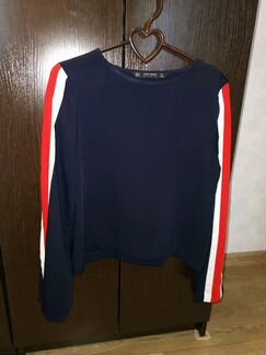 Блузка zara с полосами