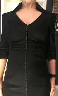 Платье-футдяр из шерсти