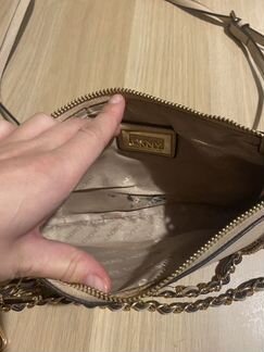 Клатч dkny бежевая