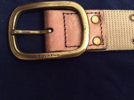Ремни пояса кожа текстиль Calvin Klein и др 111 см