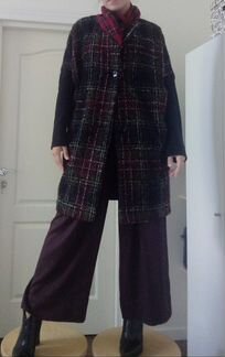 Пальто клетка