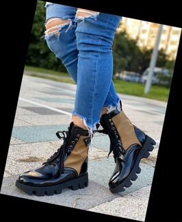 Ботинки кожаные