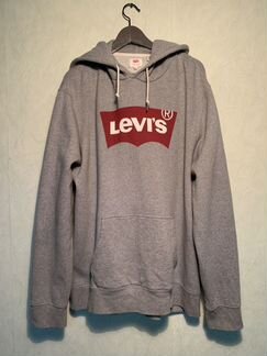 Серая винтажная худи толстовка Levi’s