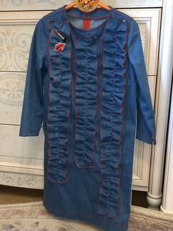 Новое джинсовое платье для девочки Armani