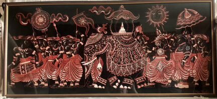 Картина батик (Шри Ланка)