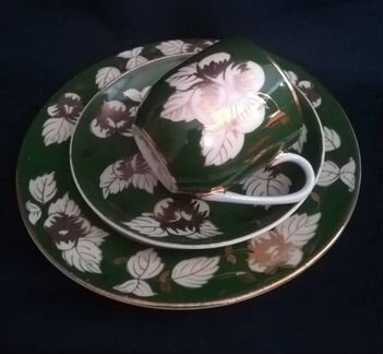 Кофейная тройка Дулево 1954 год