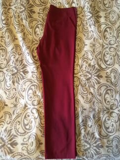 Брючный костюм винный (марсала)