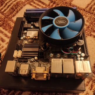 Мат. плата ITX GA-H77N-wifi + Процессор + память