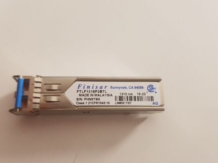 Модуль SFP Finisar ftlf1318P2BTL и ftlf1318P2BCL
