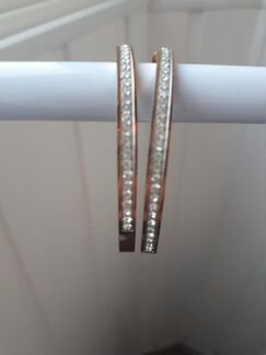 Серьги guess под золото