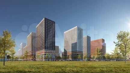 2-к квартира, 59.1 м², 5/25 эт.