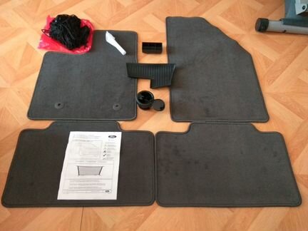 Ford edge, оригинальные ковры, сетка в багажник