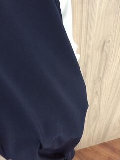 Комплект блузка и атласная жилетка