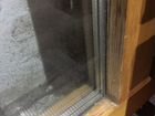 Деревянная дверь болконная стеклопакет бу