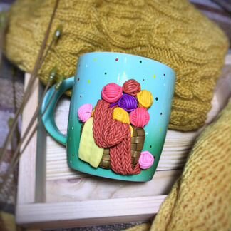 Кружка для вязальщицы рукадельницы