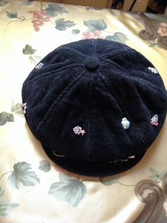 Кепка вельвет