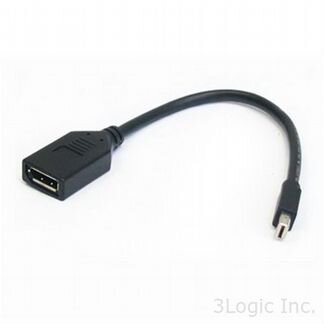 Mini DisplayPort на DisplayPort короткий кабель
