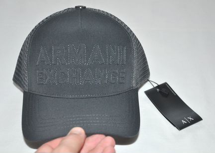 Кепка с сеткой / Armani Exchange / новая (серая)
