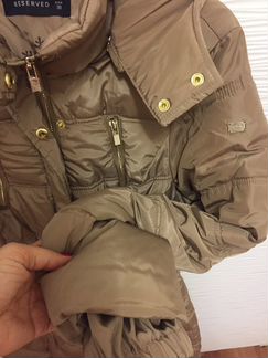 Пальто на синтепоне, новое длинное