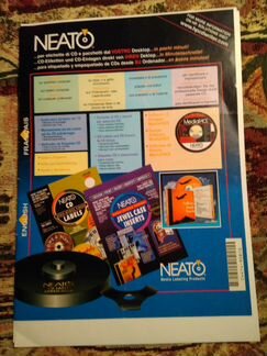 Neato приспособление для наклеек на CD