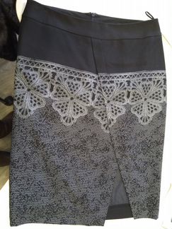 Стильная юбка для офиса, размер М