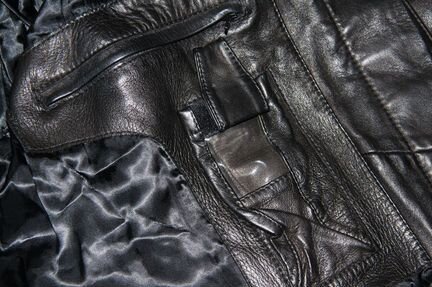 Princip De Cuir Кожаный Плащ