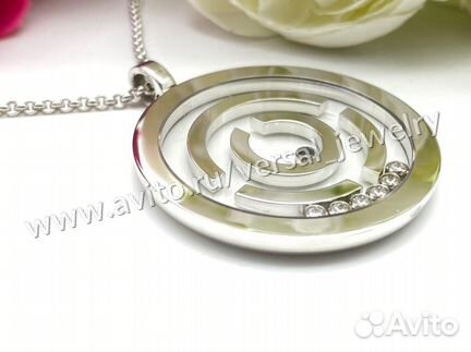Подвеска Chopard pendant happy diamond бриллианты