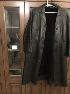 Кожаные пальто женское