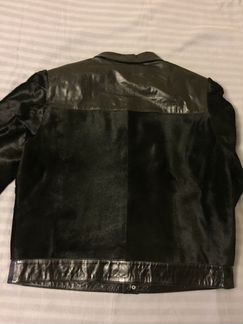 Куртка кожаная мужская с мехом пони новая