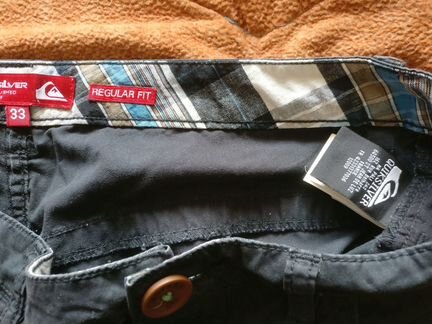 Новые черные джинсы Quiksilver W 34 L 30