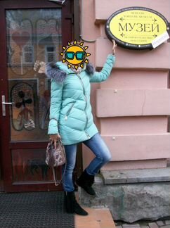 Пуховик зимний женский