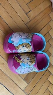 Crocs frozen резиновые сабо С12 холодное сердце