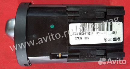 Переключатель света Фольксваген Поло 6R0941531F