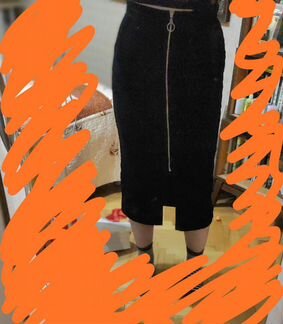 Юбка карандаш на молнии