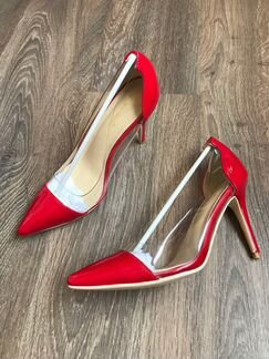 Туфли gianvito rossi красные лодочки росси