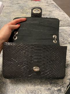 Клатч из кожи питона