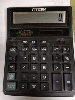 Калькулятор бухгалтерский Citizen SDC-888TII