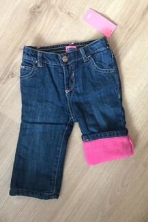 Old Navy тёплые джинсы и штаны флис 6-12 мес