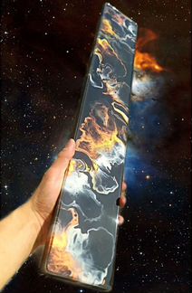 Интерьерная картина акрилом и эпоксидной смолой