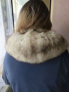 Мех воротник песец