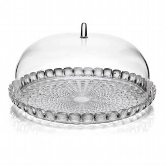Блюдо сервировочное Guzzini Tiffany S серое