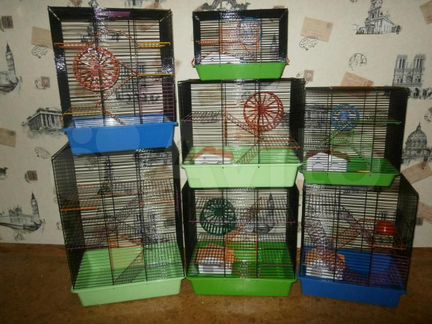 Новые Клетки для грызунов (хомяк. крыса)