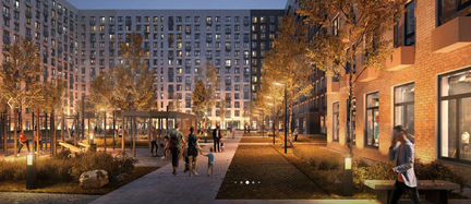 1-к квартира, 43.2 м², 2/33 эт.