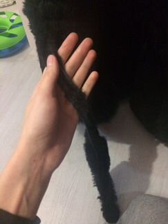 Шуба из кролика и бобра